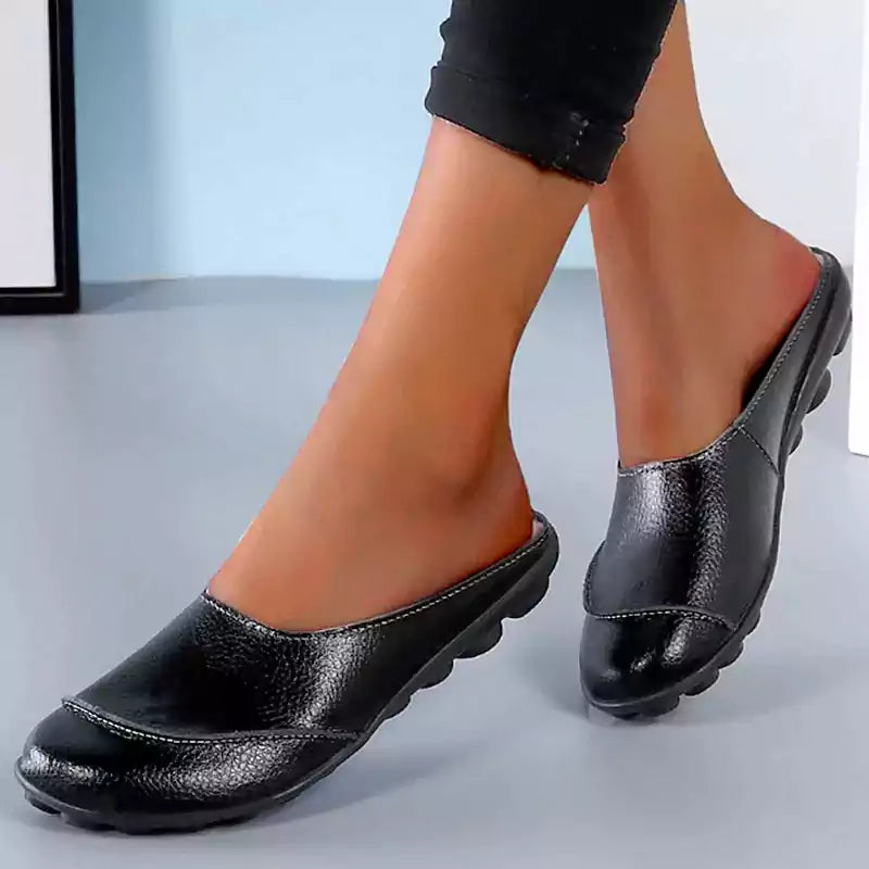 LetcloTM Leather Soft Soles Comfortable Flat Sandals