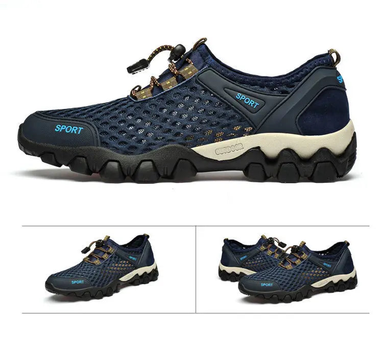 LetcloTM Portable Tied Orthopedic Hiking Quick-drying Sneakers